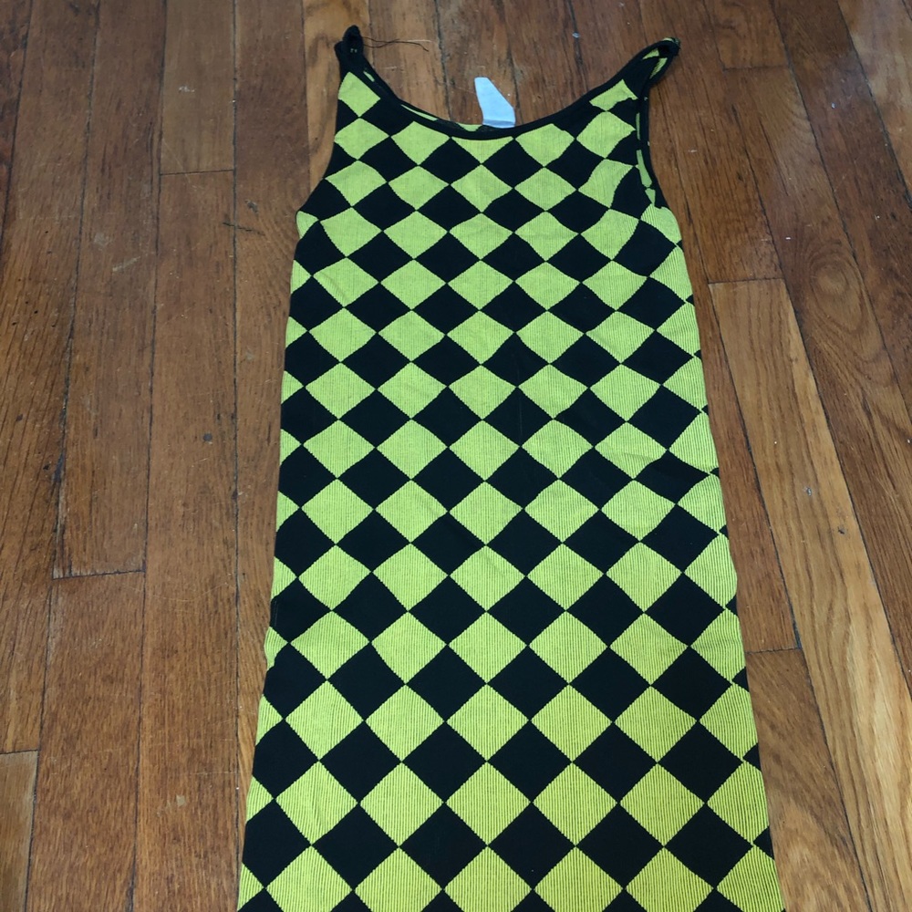 Patterned mini dress